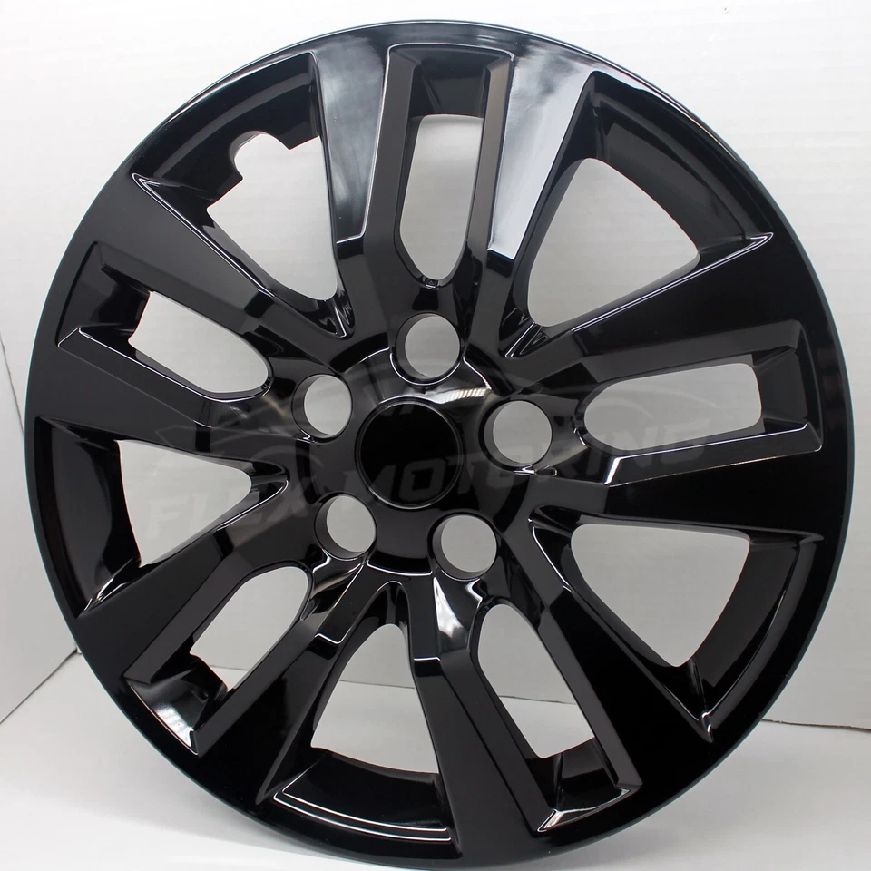 UNA tapacubos negro brillante cubierta para Nissan Altima 2002-2018 rueda de acero de 16" Foto 4 de 4