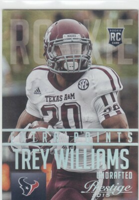 2014 Trey Williams Prestige ROOKIE EXTRA POINTS Foil /25 - #296 Texas A & M RC