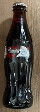 Coca-Cola 8 oz Seasons Greetings Santa Commemorative Full Bottle 1993