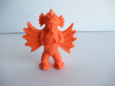 Vintage 80s Diener 2" Rubber Monster Eraser Alien Creature Kaiju Orange
