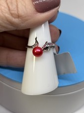 Real Akoya Pearl Sterling Ring