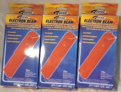 Lot of 3 Estes Electron Beam Model Rocket Launch Controllers Model 2220 NIB