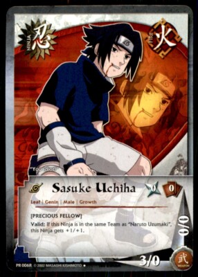 Naruto CCG Sasuke Uchiha #PR006R Near Mint | eBay