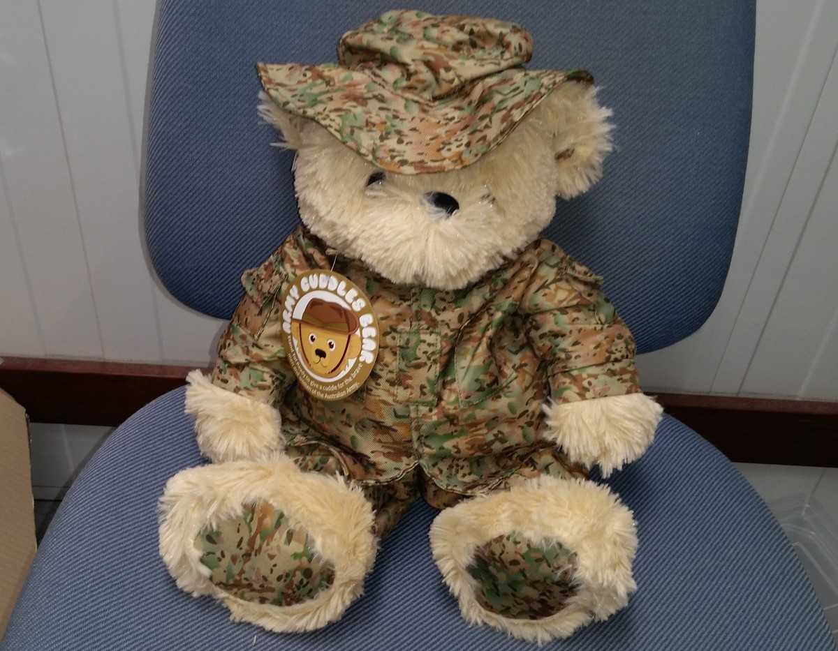 Australian Army Army Teddy AUSTRALIAN ARMY TEDDY BEAR 36CM CUTE