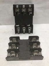 GOULD SHAWMUT (3) 603808 & (3) 60355 Fuse Holder, 30A, 600V (2 Sets of 3 Each)