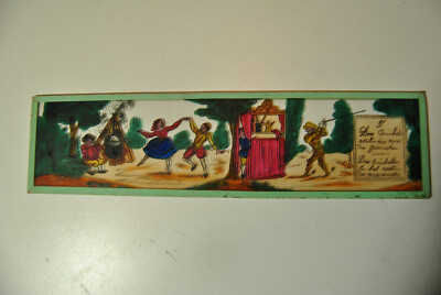 Lot De 5 Plaques De Verre Pour Lanterne Magique – 19ème Siècle – Vintage