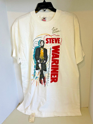 Signed Vintage Rare 1991 Steve Wariner Country Music I Am Ready Tour Shirt Sz L