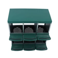 6 Hole Chicken Nesting Roll Away Nest Laying Box Egg Coop Nesting Box Chicken