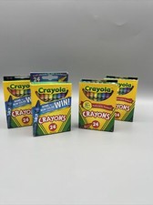Lot of 4 Crayola Arts Crayons 24 Pack Nontoxic Crayons 88 Crayons Total