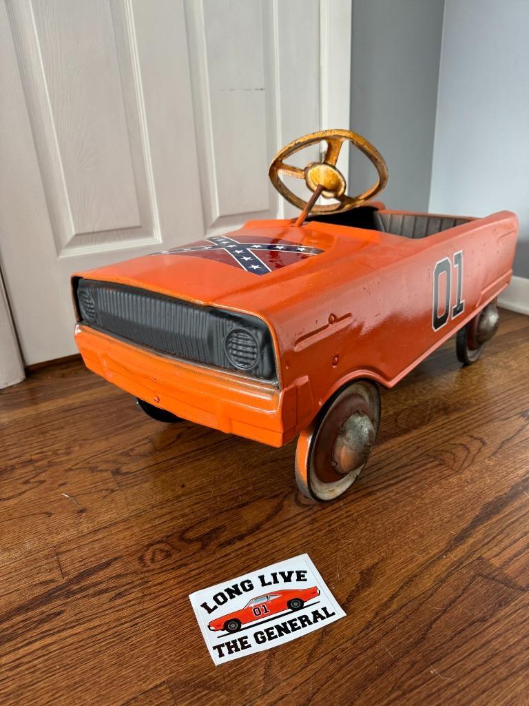 AMF Murray Dukes of Hazard GENERAL LEE Pedal Car Pride of Hazard