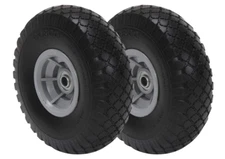 Cosco 10 Inch Flat Free Replacement Wheel for Hand Trucks Carts 400 lb Capacity