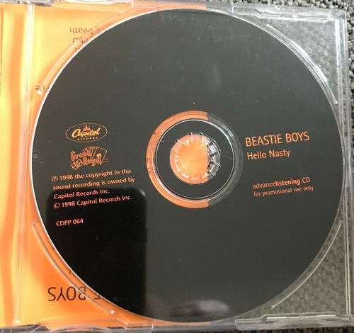 Beastie Boys Hello Nasty Promo Advancelistening CD M/NM