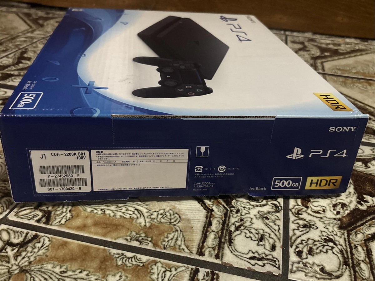 Sony CUH-2200AB01 Home Console Playstation 4 Jet Black 500GB