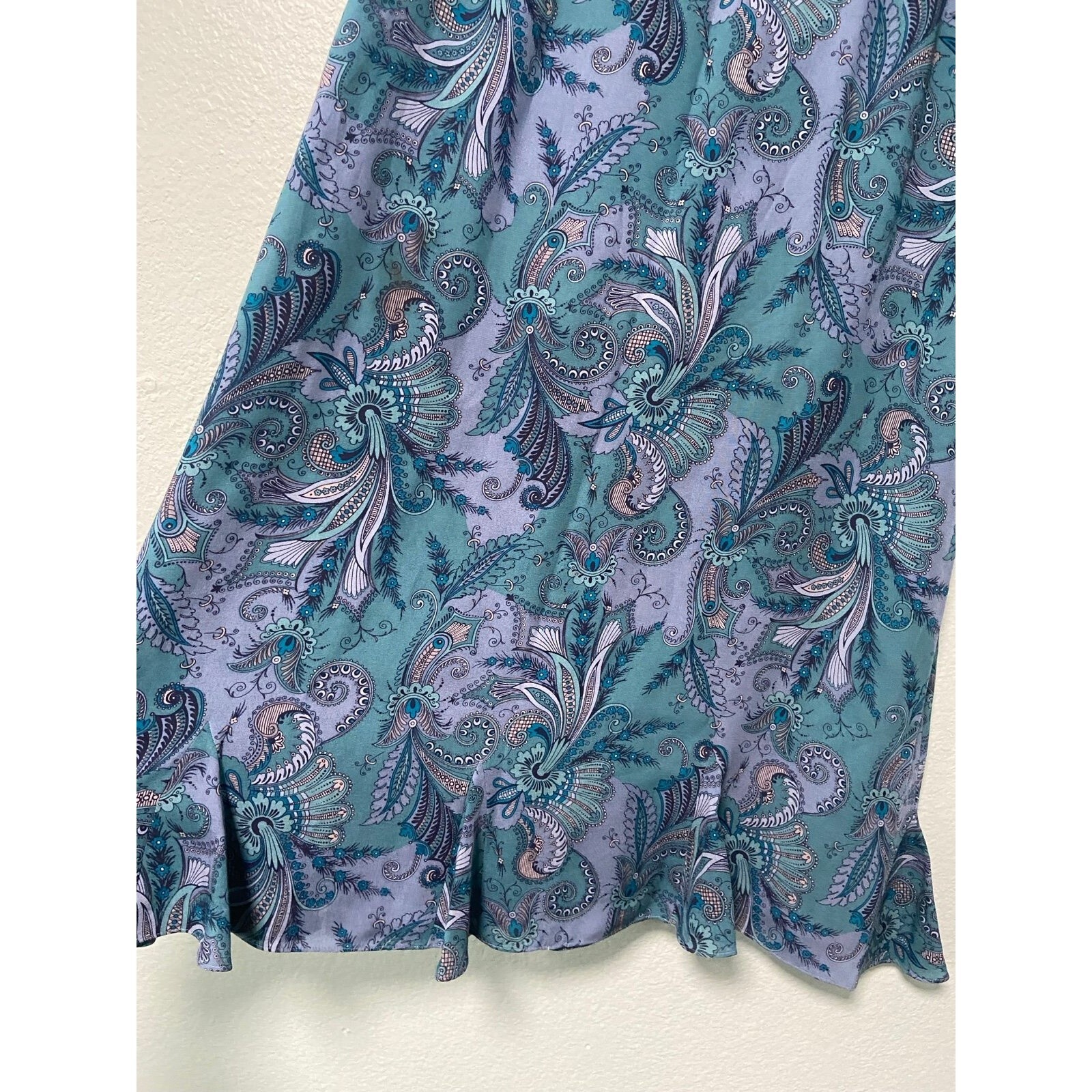 Pendleton Women's Blue and Teal Patterned Floral … - image 3