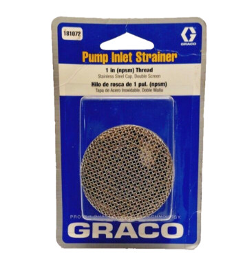 GRACO 181072 Pumpenfilter Einlasssieb 1 Zoll NPS für ULTRA(+), MAX /EM500 /GMAX