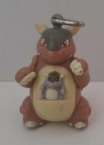 1999 Vintage Pokemon KANGASKHAN Keychain Burger King Toy Collectible Figure #2
