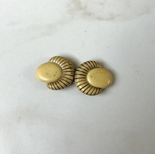 Vintage Art Deco Celluloid Double Belt Buckle