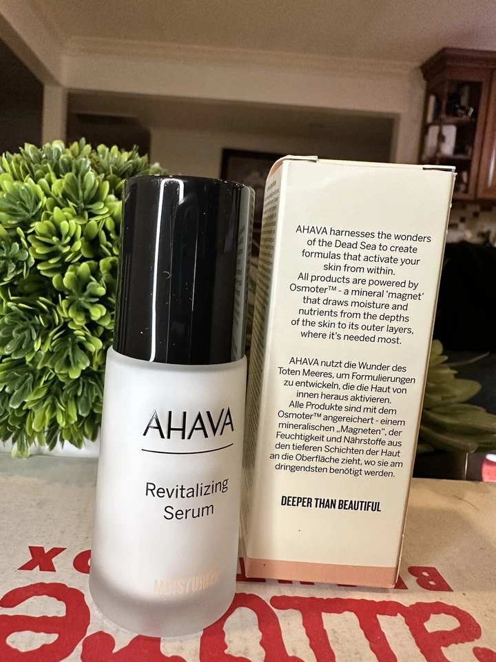 AHAVA Revitalizing Serum Dead Sea 1oz/30mL FULL SZ SEALED BOX $62 - Image 3 of 3