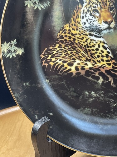 The Jaguar World's Most Magnificent Cats by Charles Fracé 1991 W.S. George Plate - Picture 4 of 12