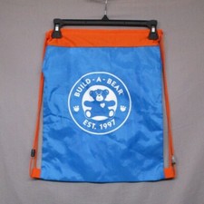 Build A Bear Draw String Back Pack Blue