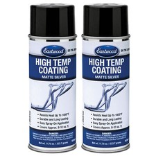 Eastwood High Temperature Resistant Silver Exhaust Manifold Spray Paint 2 Pack Eastwood High Temperature Resistant Silver Exhaust Manifold Spray Paint 2 Pack