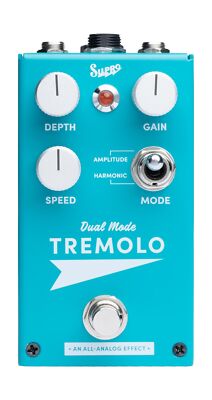 Supro Tremolo - Amplitude and Harmonic Tremolo Drive Pedal