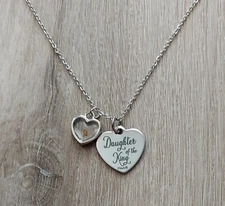 Real Mustard Seed Necklace Daughter of the King Christian Gift