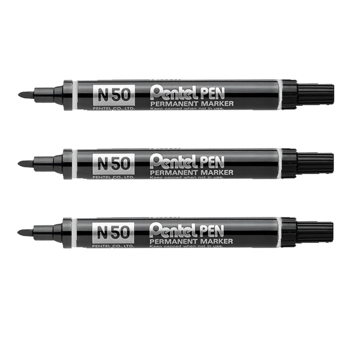 Lot 12 Feutres Bille Pentel R56 Pointe 0,6 Mm – Écriture Noire Fluide & Confortable – 76% Recyclé