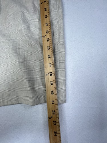 O'NEILL Mens 34 Shorts Classic 10" inseam Light Tan Checkered Plaid - Picture 11 of 14