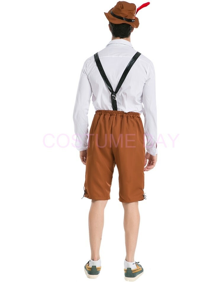 Oktoberfest Costume Suspenders Men AlpsOak Bavarian Suspenders For - Foto 10