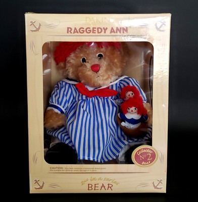Raggedy Ann BEAR 2nd in Series w/ Mini Dolls DAKIN Signature Collection 2000 NOS