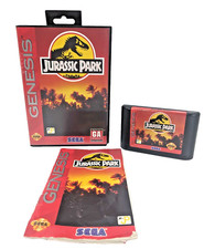 Jurassic Park (Sega Genesis, 1993) SEGA Games with Manual Tested