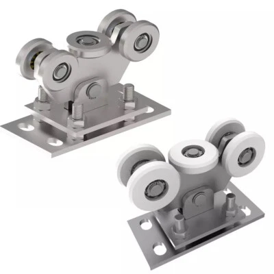 SELLON24 Cancello scorrevole carrello cancello scorrevole acciaio zincato profilo 60 70 80