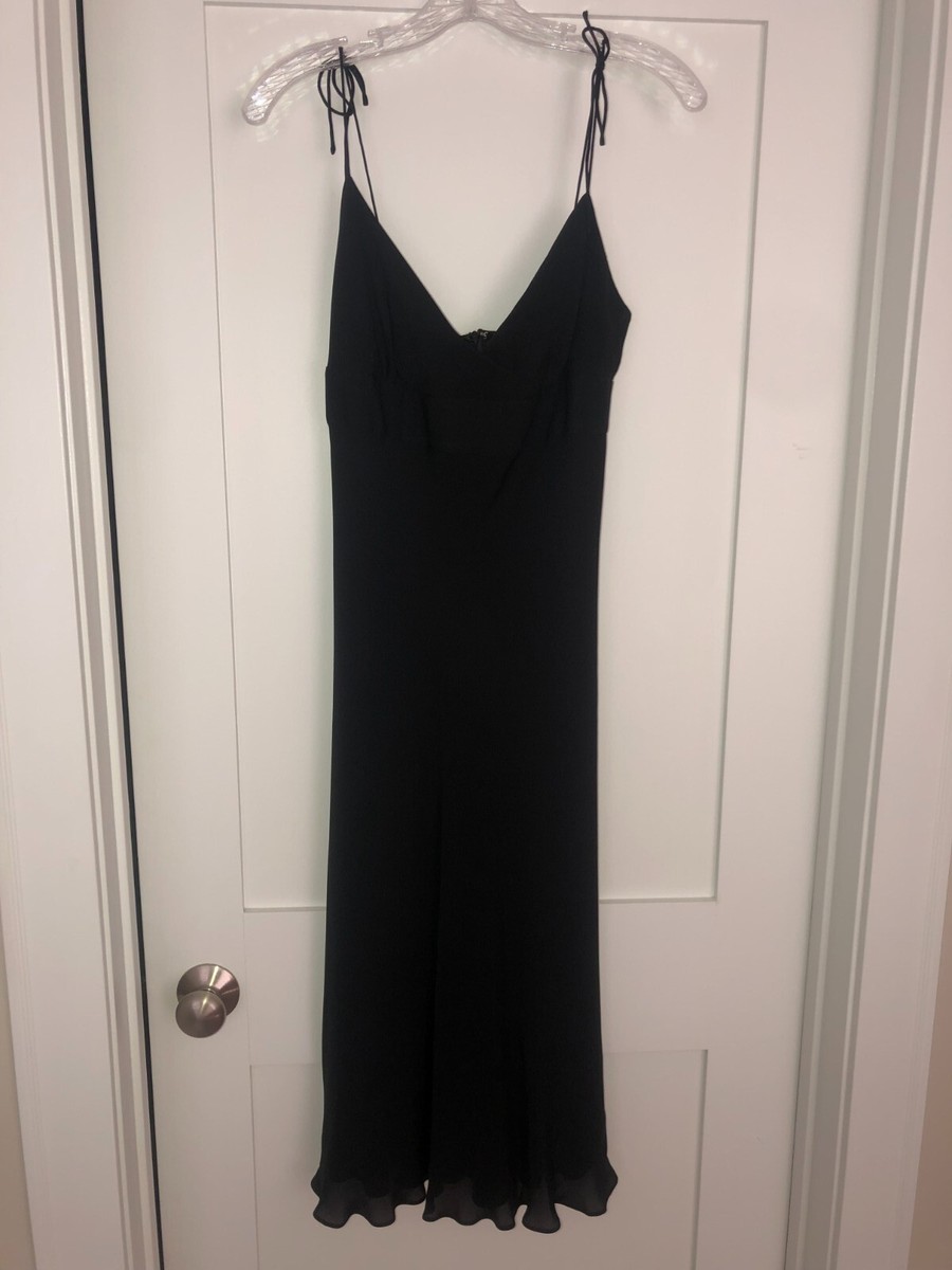 j crew black cocktail dress J. Crew Women's Black Lace Long Sleeve Tie-Back Cocktail Dress Size: 0