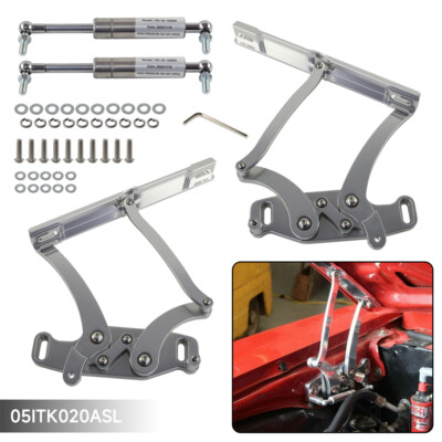 Billet Haubenscharniersatz links & rechts für 1967-69 Chevrolet Camaro& Firebird
