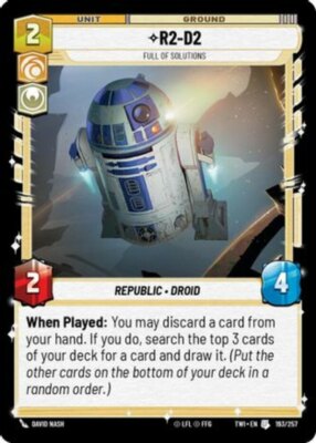 R2-D2 - Full of Solutions #193/257 Star Wars Unlimited