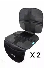 2 Packs Of Aidia EZpocket Deluxe Car Seat Protector, Black
