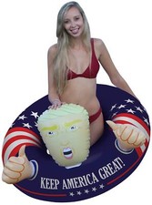 Inflatable American Pool Float for Summer Party Parent