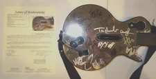 SIGNED TRANS-SIBIRIAN ORCHESTRA TSO AUTOGRAPHED GUITAR HERO JSA LOA # YY23717