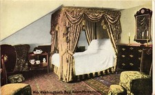 VIRGINIA Mount Vernon Martha Washington's Bedroom VA Vintage Postcard
