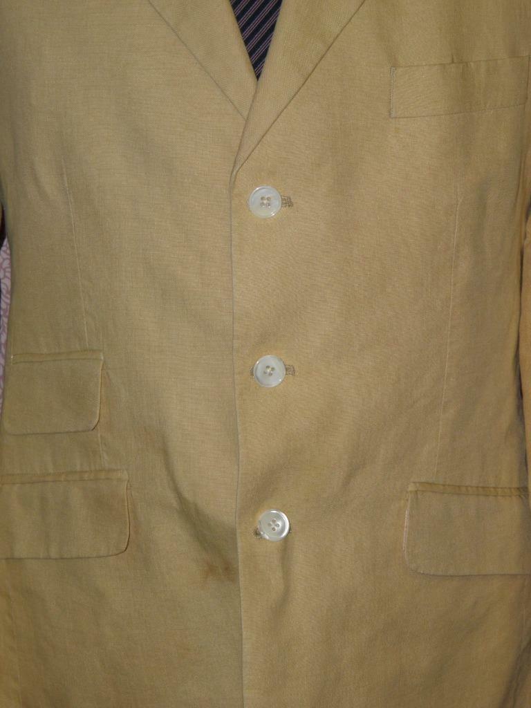 Vintage Gents 'Pakeman Catto & Carter' Sand Coloured Linen Sports