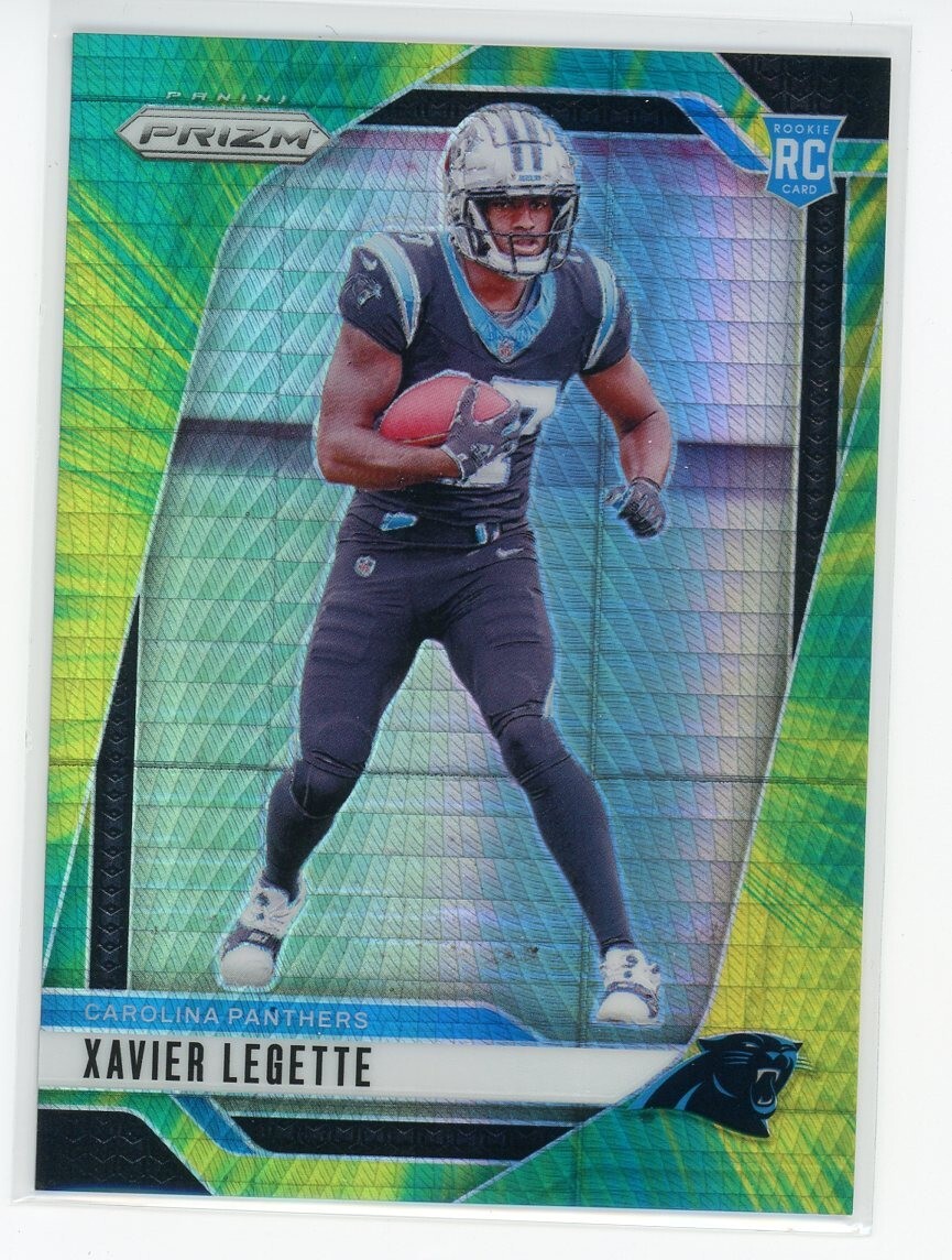 2024 Panini Prizm - Rookies Xavier Legette #398 Hyper Prizm /180 (RC)