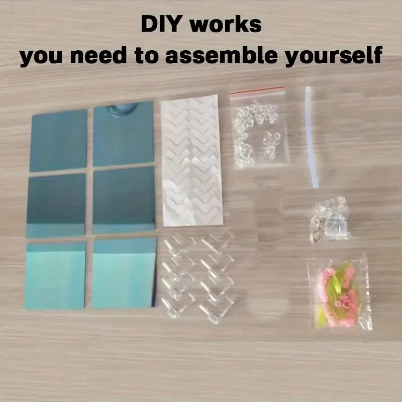 Nuevo kit de luz nocturna de tulipán hágalo usted mismo - alimentado por batería, decoración inteligente del hogar todas las habitaciones púrpura Foto 3 de 4