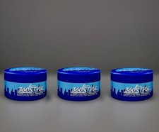 S-Curl 360 Style Wave Control Pomade 3.5 oz 3 Pack New Bundle
