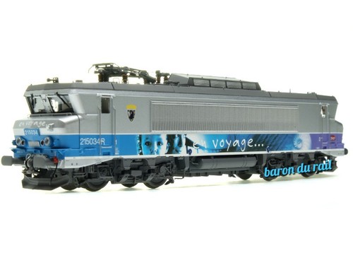 Locomotive électrique BB 15034R, En voyage, Carmillon, SNCF