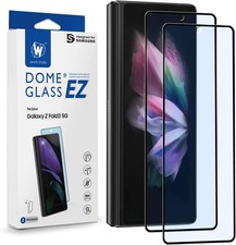DOME GLASS Whitestone 2PACK EZ Screen Protector for Galaxy Z Fold 3...