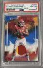 2017 Origins Patrick Mahomes Rookie Patch #RP-PM Blue /49 PSA 8 RC Chiefs 10