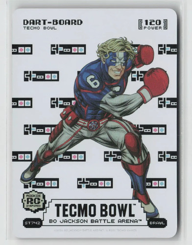 2026 Bo Jackson Battle Arena Tecmo Bowl Dart-Board Sore Thumb #ST742 RC Brawl