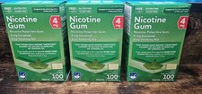 3 Boxes Rite Aid Cool Mint Nicotine Gum 100 ct. Each 4mg pieces. Exp 12/2026