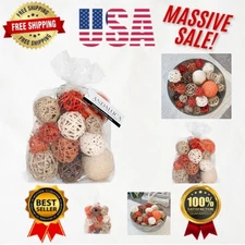 Colorful Handmade Decorative Balls - Versatile Bowl Filler for -Round Use